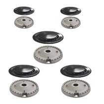 Kit queimador + espalhador para fogão brastemp 5q - bfs5ncr