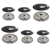 Kit queimador + espalhador para fogão brastemp bfs6ncb - 6b Kit queimador + espalhador para fogão brastemp bfs6ncb - 6b