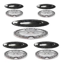 Kit Queimador+espalhador Para Fogão Dako Supreme 5 Bocas