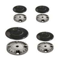 Kit queimador+espalhador para fogão esmaltec topazio 4 bocas