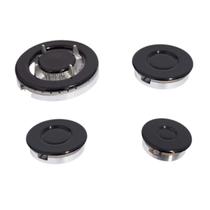 Kit Queimadores + Espalha Chama Atlas Dako Glass Original