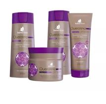 Kit Queratina Complex Barro Minas: Shamp, Cond, Máscara, Finalizador - Cabelos Danificados