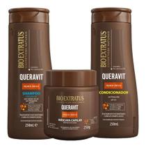 Kit Queravit 1 Shampoo Hidratante 1 Condicionador 1 Máscara 250ml