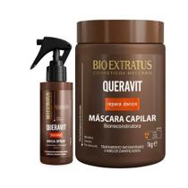 Kit Queravit finalização capilar 1 Máscara 1kg 1 MegaSpray 100ml