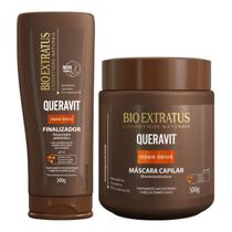 Kit Queravit finalização capilar 1 Máscara 500ml 1 Finalizador 200ml Kit Queravit finalização capilar 1 Máscara 500ml 1 Finalizador 200ml