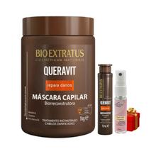 Kit Queravit hidratação capilar 1 Máscara 1kg 1 Megadose 15ml + Presente Lourre 15ml Kit Queravit hidratação capilar 1 Máscara 1kg 1 Megadose 15ml + Presente Lourre 15ml