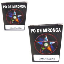 Kit Quimbanda Ritual Amarração Amorosa Pó de Mironga 2 Und