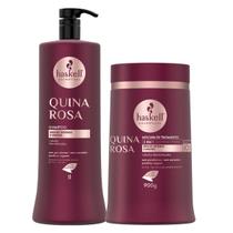 Kit Quina Rosa Haskell Shampoo 1 Litro + Máscara 2 em 1 900g