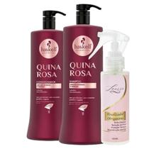 Kit Quina Rosa Shampoo + Cond 1L + Finalizador Obrigatório Lourre 120ml