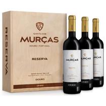 Kit quinta dos murcas reserva tinto 2013/2015/2016 750ml