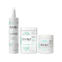 Kit Raavi Crioterápico Fluido 300ml+Gel Redutor 1kg+Gel Redutor 500g