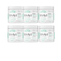 Kit Raavi Gel Redutor Crioterapia Com 6 Potes 500g Cada