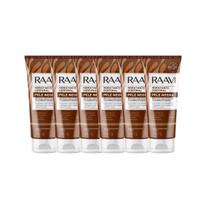 Kit Raavi Hidratante Corporal Pele Negra C/6 Un 200g