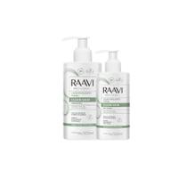 Kit Raavi Loção Emoliente Facial Clean Skin 2 Unidades De 500ml Cada