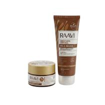 Kit Raavi Pele Negra 200g + Uniformizador Facial 100g