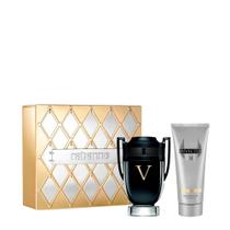 Kit Rabanne Invictus Victory Masculino - EDP 100ml + SG 100ml Kit Rabanne Invictus Victory Masculino - EDP 100ml + SG 100ml