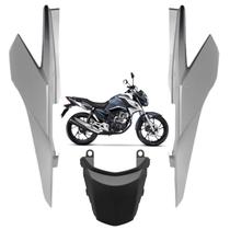 Kit Rabeta Central Lateral Traseira Honda Cg Titan 160 Cinza Embare 2022 2023