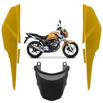 Kit Rabeta Central Lateral Traseiro Honda Cg Titan 160 Dourado Amarelo Caju 2022