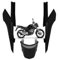 Kit Rabeta Central Lateral Traseiro Honda Cg Titan 160 Preto Brilho 2019 2020 2021 Todas Cores Motos