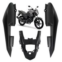 Kit Rabeta Completa Lateral Traseira Preto Fosco Fazer 150 2024 2025 Kit Rabeta Completa Lateral Traseira Preto Fosco Fazer 150 2024 2025