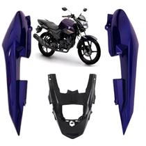 Kit Rabeta Completa Lateral Traseira Roxo Metálico Fazer 150 2024 2025