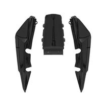 Kit Rabeta Direita Esquerda Central Preta Verniz Titan 150