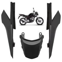 Kit Rabeta Lateral Central Completo Honda Cg Titan 160 Preto Brilho 2016 2017 2018 Kit Rabeta Lateral Central Completo Honda Cg Titan 160 Preto Brilho 2016 2017 2018