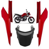 Kit Rabeta Lateral Central Completo Honda Cg Titan 160 Vermelho Maceio