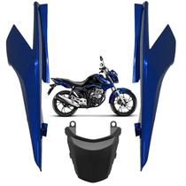 Kit Rabeta Lateral Central Traseira Honda Cg Titan 160 Azul Twister 2022 2023 2024