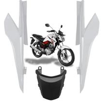 Kit Rabeta Lateral Central Traseira Honda Cg Titan 160 Branco Andes 2022 2023 2024