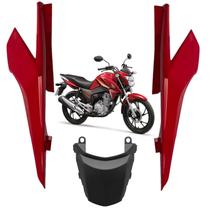 Kit Rabeta Lateral Central Traseiro Honda Cg Titan 160 Vermelho Maceio 2022 2023 2024