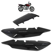 Kit Rabeta Traseira CBX 250 Twister 2001 2002 2003 2004 2005 Preto 3 Peças