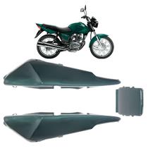 Kit Rabeta Traseira CG 150 Titan 2004 2005 2006 2007 2008 Verde Acabamento Liso 3 Peças