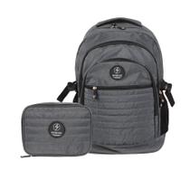 Kit Rabisk Trade Mochila para Notebook RK4212 + Estojo Box RK4214