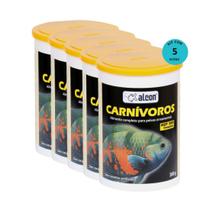 Kit Ração Alcon Carnívoros 300g Com 5 unidades Kit Ração Alcon Carnívoros 300g Com 5 unidades
