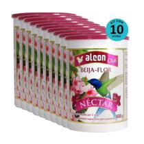 Kit Ração Alcon Club Beija Flor Néctar 600G Com 10 Unidades