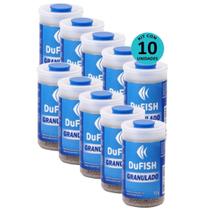 Kit Ração Alcon Dufish Granulado P/ Peixes Ornamentais 50g C/ 10 unidades