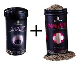 Kit Ração Black Line Garlic 90g + Immunity 90g Poytara