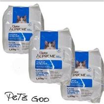 kit ração Quatree supreme gatos sênior castrados sabor frango e salmão