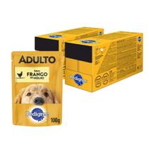 Kit Ração Úmida Pedigree Sachê Frango ao Molho para Cães Adultos - 36 Unidades