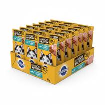 Kit Ração Úmida Pedigree Sachê High Protein Cães Adultos Porco e Carne Ao Molho 40 Unidades
