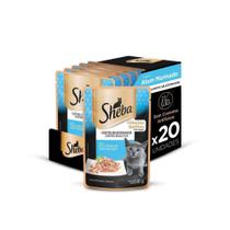Kit Ração Úmida Sachê para Gatos Filhotes Sabor Atum Marinado 20 Unidades Sheba