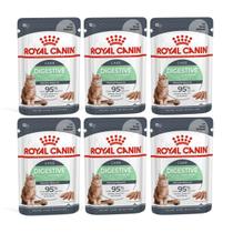 KIT Ração Úmida Sachê Royal Canin Gatos Digestive Patê 6X85g KIT Ração Úmida Sachê Royal Canin Gatos Digestive Patê 6X85g