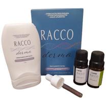 Kit Racco Derma Tratamento Facial Pantenol + Manteiga de Karitê 3 Produtos Creme + Séruns