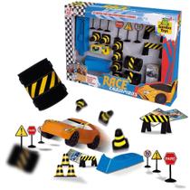 Kit Race Champions Carrinho Com Acessórios - Samba Toys Kit Race Champions Carrinho Com Acessórios - Samba Toys