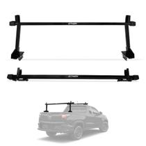 Kit Rack Alto Caçamba 1,60 M Removivel + Rack De Teto Longarina Com Orelhinha