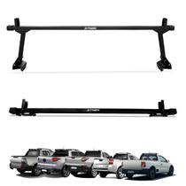 Kit Rack Alto Goleira 1,60 M + Rack De Teto para Longarinas Removível Picapes Leves