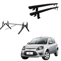 Kit Rack Bagageiro De Teto Ford KA 2008 A 2013 2 Portas + Porta Escada (NÃO FURA TETO)