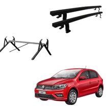 Kit Rack Bagageiro De Teto Gol G5 G6 G7 E G8 Todos Os Anos + Porta Escada (NÃO FURA TETO) Kit Rack Bagageiro De Teto Gol G5 G6 G7 E G8 Todos Os Anos + Porta Escada (NÃO FURA TETO)