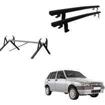 Kit Rack Bagageiro De Teto Uno Mille Todos Os Anos 4 Portas + Porta Escada (NÃO FURA TETO) Kit Rack Bagageiro De Teto Uno Mille Todos Os Anos 4 Portas + Porta Escada (NÃO FURA TETO)